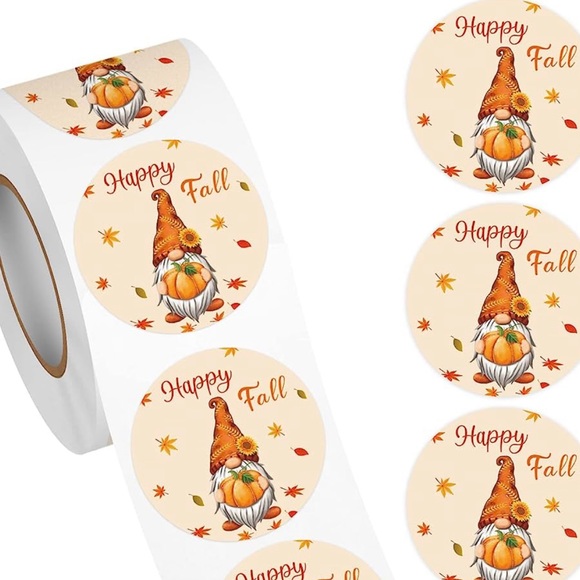 Other - 🍁 HAPPY FALL GNOME 🍁 50 Fall Gnome themed stickers